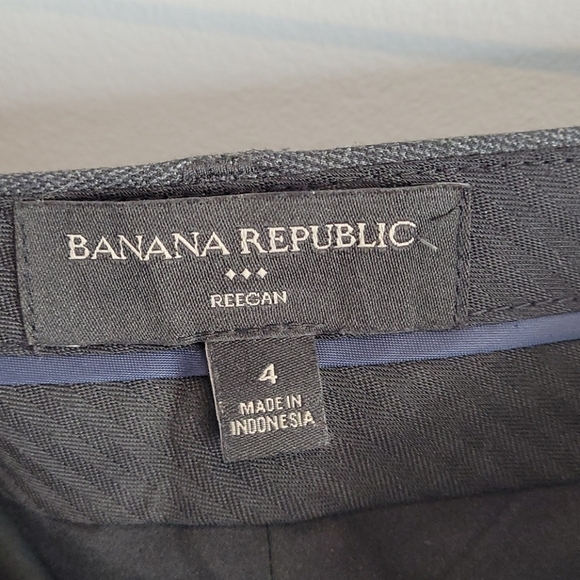 Banana Republic Reegan Slim Gray Dress Pants 4 - Picture 5 of 10